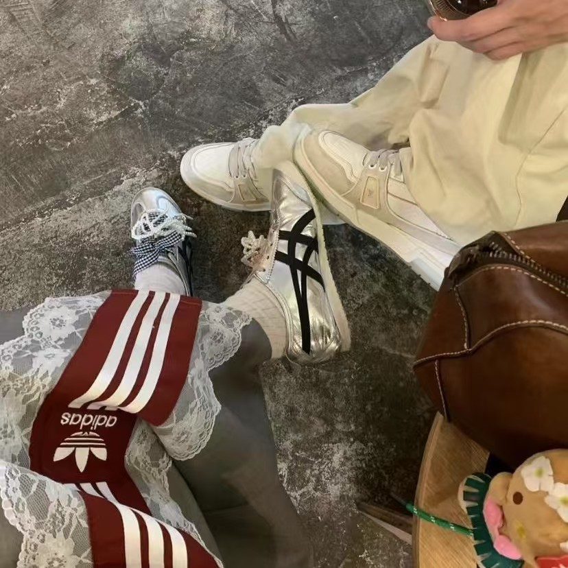 ✨Onitsuka Tiger Mexico 66 💞 รุ่นระเบิดรองเท้าแท้สำหรับผู้ชายและผู้หญิงเลือกคุณภาพอย่างเคร่งครัด ʚ 😊 ɞ