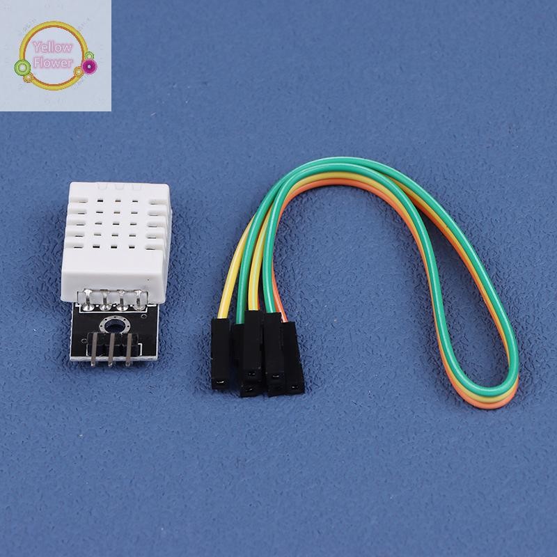 YellowFlower DHT22 เซ็นเซอร์อุณหภูมิและความชื้นแบบดิจิตอล AM2302 โมดูล + PCB พร้อมสายสําหรับ Arduino