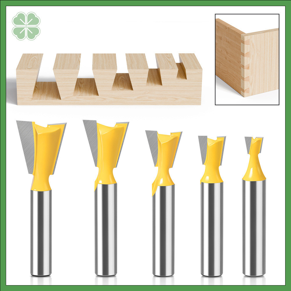 ชุดดอกเร้าเตอร์ประกบ 8 มม., งานไม้ T-Slot Joinery Bit สําหรับ CNC แกะสลักและตัดแต่ง, เครื่องตัดประกบ