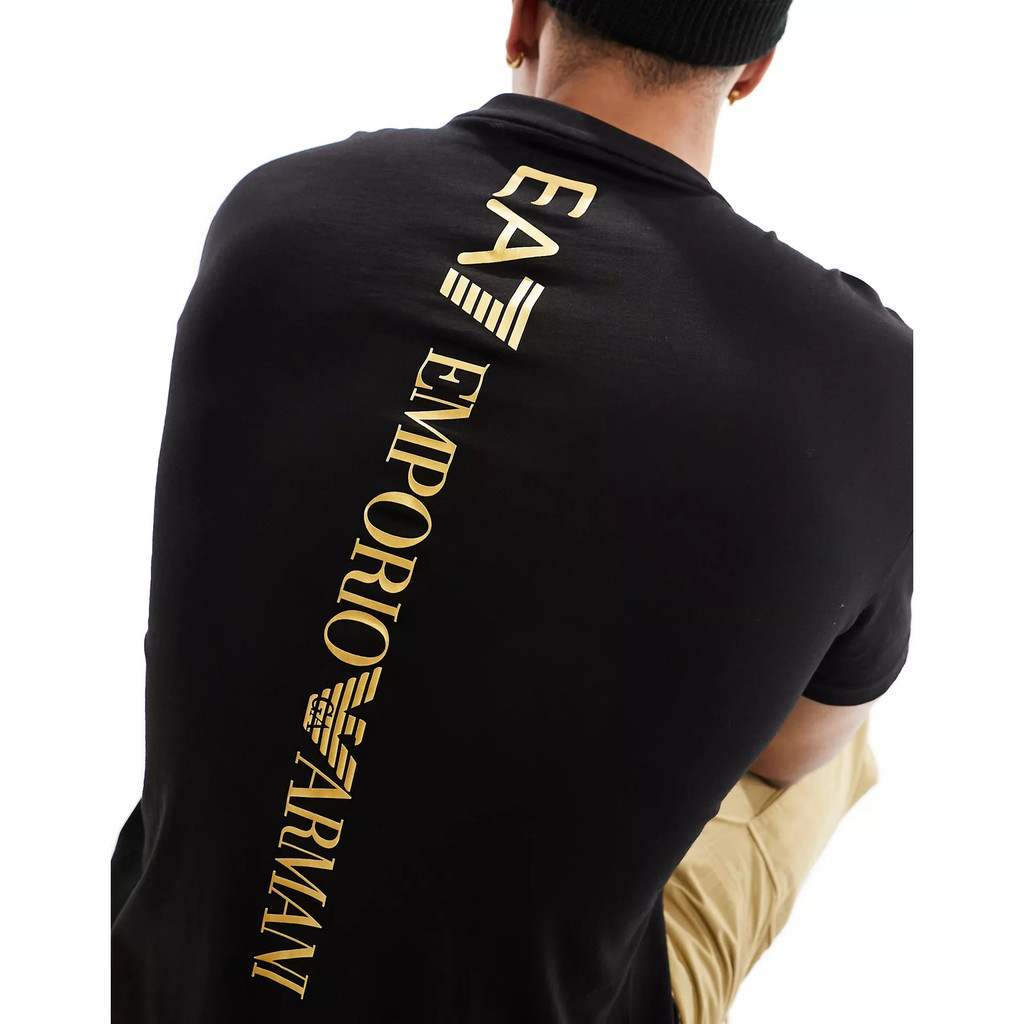 Armani/Armani EA7 Mens Street Wear Fashion Round Neck Pure Cotton Short Sleeve T-Shirt 8NPT18 PJ02Z