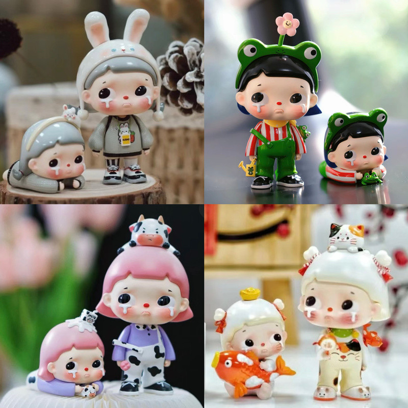 Kubao Little Crying กระเป๋าโกหกท่าทางยืนท่าทาง First Generation Big Body ขนาดใหญ่รูปอินเทรนด์เล่นสาว