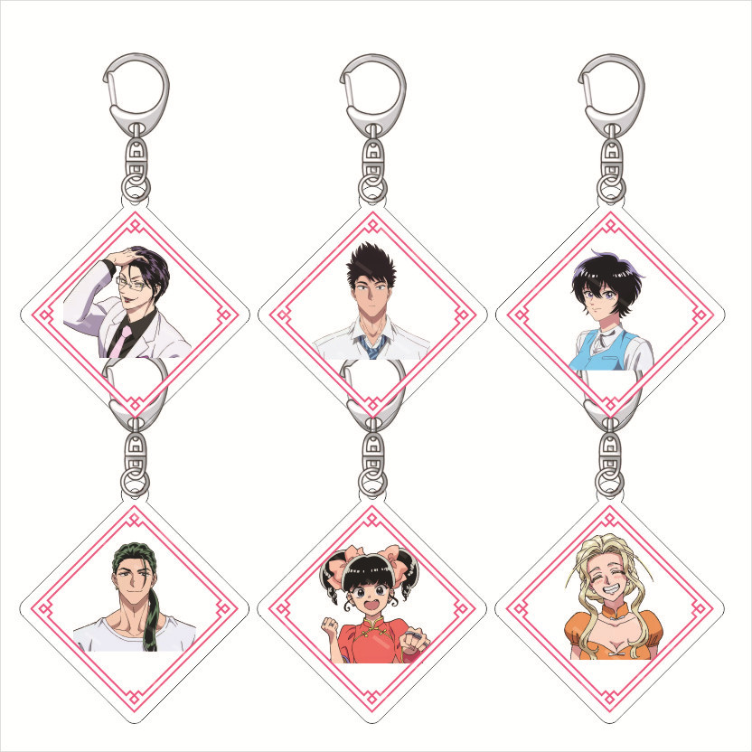 Kowloon Volkswagen Romance Kowloon Generic Romance พวงกุญแจอะคริลิค Whale Well Reiko Kudo Hair Snake