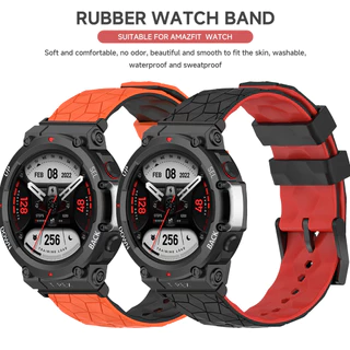 นุ่มกีฬานาฬิกาสําหรับ Amazfit T-Rex 3 2 สมาร์ทนาฬิกาซิลิโคนสร้อยข้อมือ Correa สําหรับ Amazfit T-Rex/T-Rex Pro