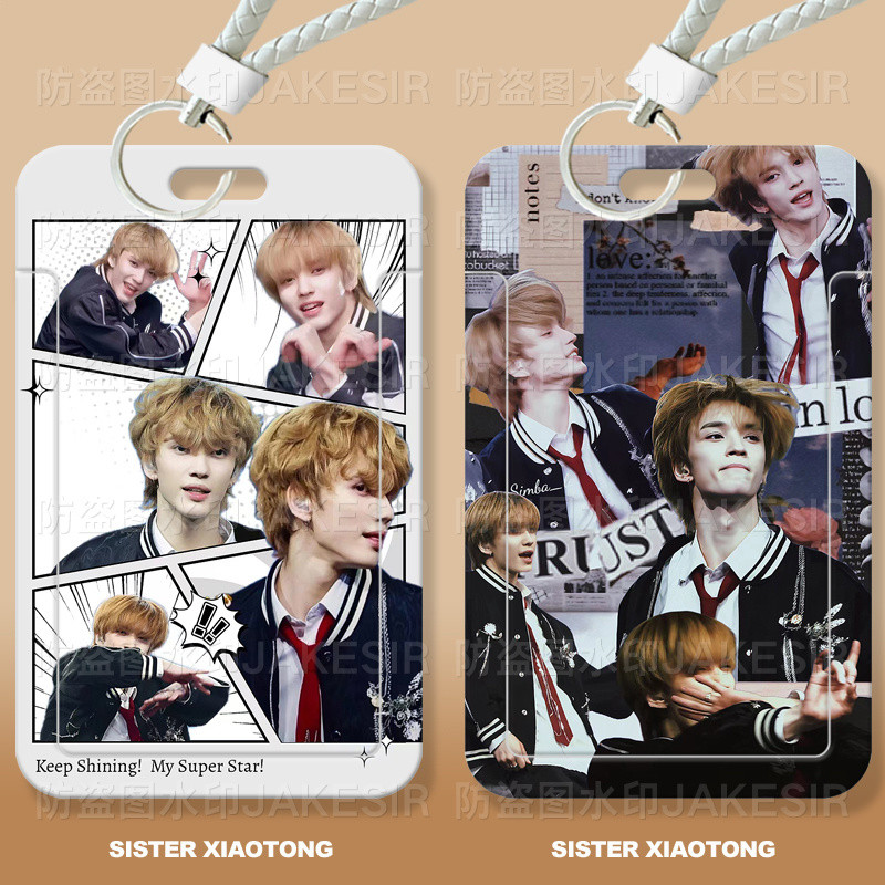 ✨สินค้าใหม่✨SMTR25 Trainee Gold Volume Student Slide Card Holder Meal Card Bus Card ID Card Protecti