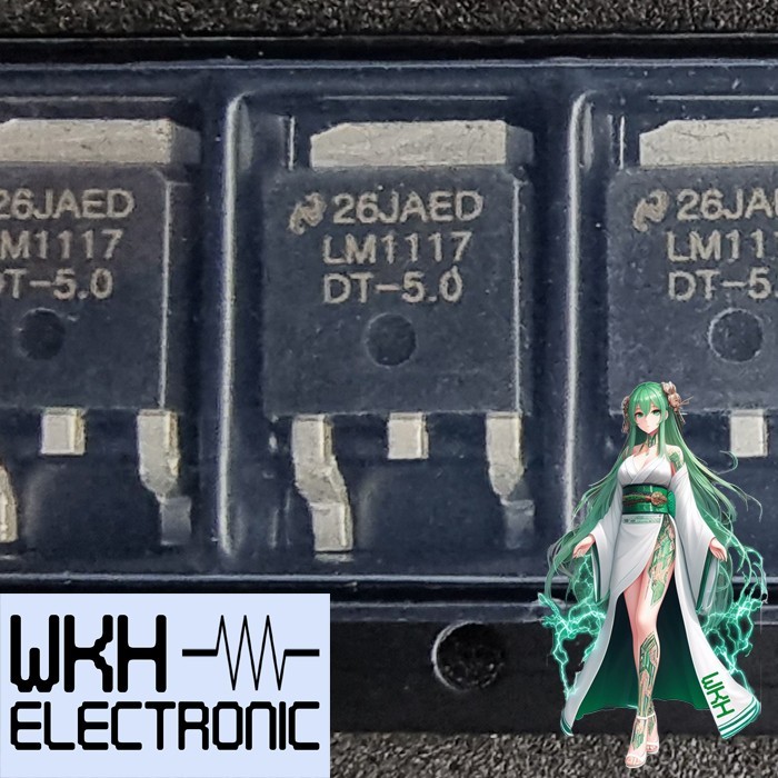 เครื่องมือชิ้นส่วน LM1117DT-5.0V SMD TO252 LM1117 DT-5.00 V LM1117DT 5V L1117 DT L1117DT