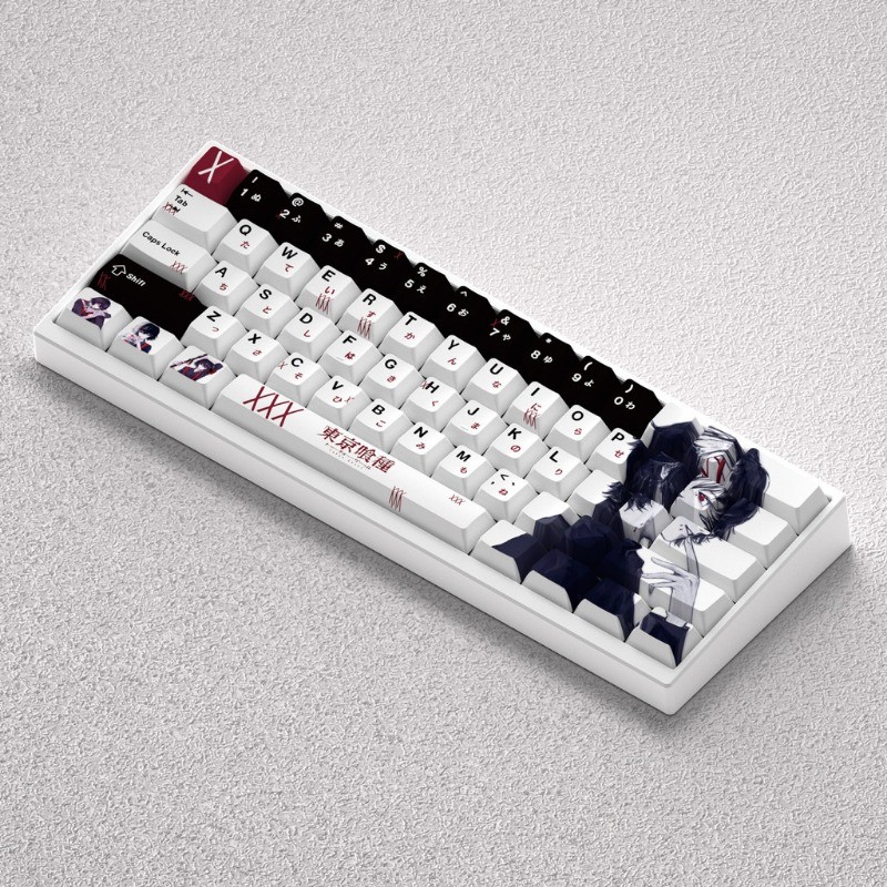 JUZO SUZUYA Keycaps โปรไฟล์เชอร์รี่ PBT ห้าด้าน Dye Sublimation Keycaps Wooting60 MAD68 Keycap Creat