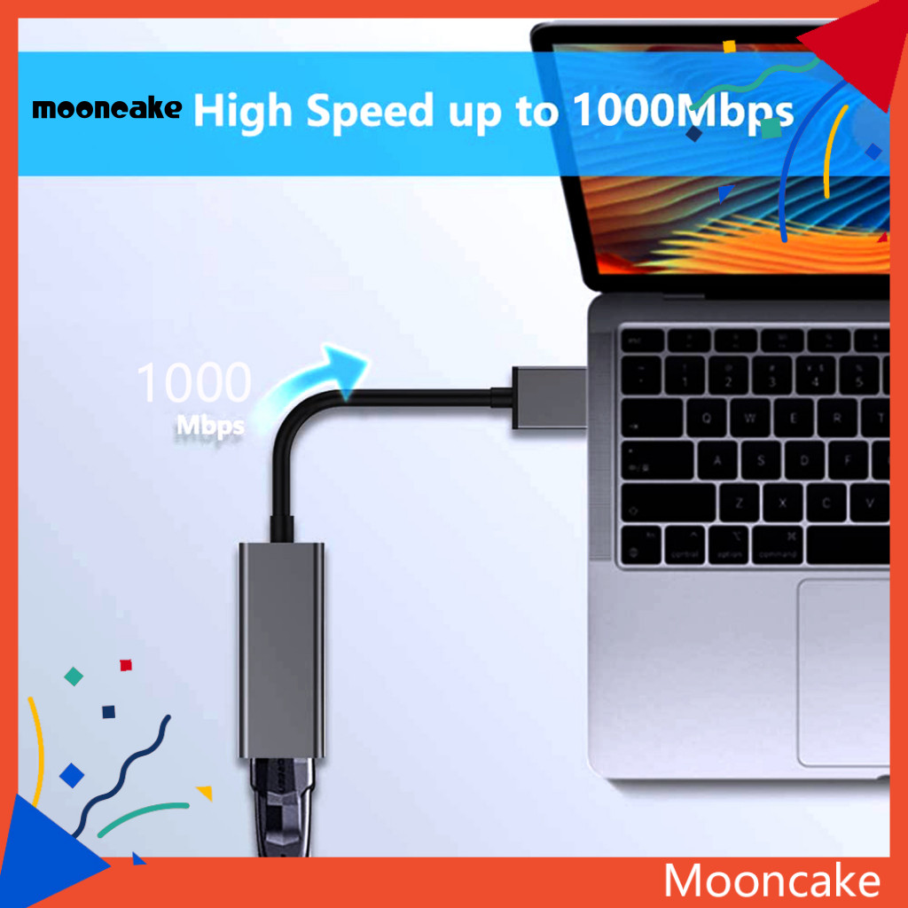 ขนมไหว้พระจันทร์| Plug And Play USB 30 อะแดปเตอร์อีเธอร์เน็ต USB-A ถึง RJ45 อะแดปเตอร์ LAN ความเร็วส