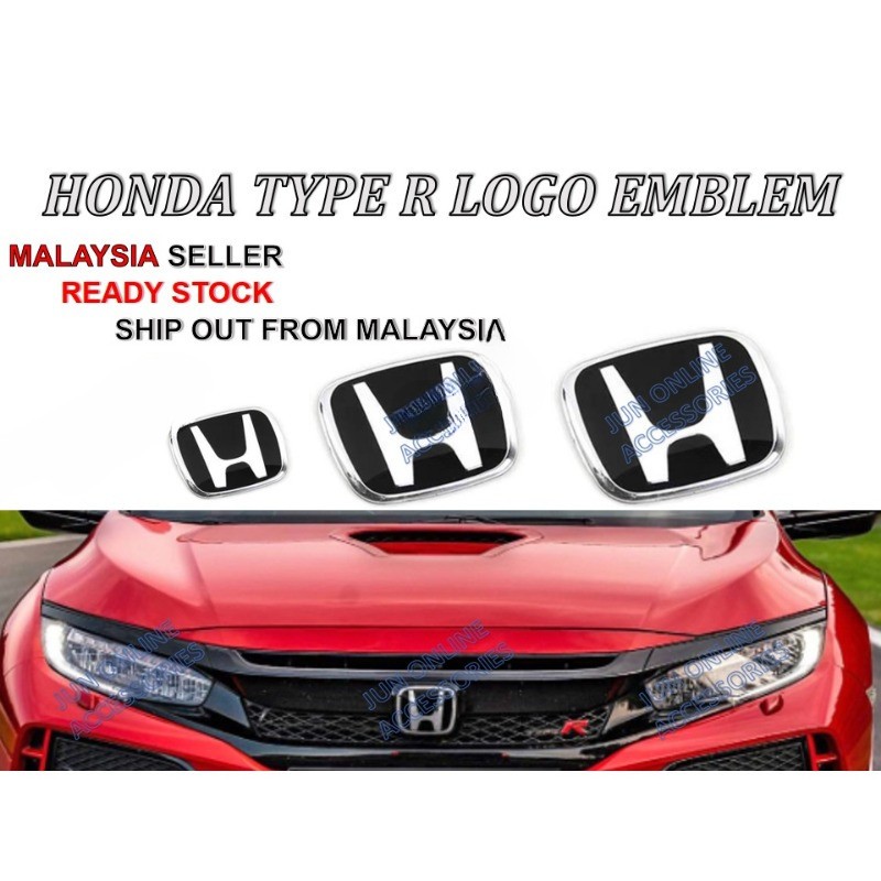 XM Honda สีดํา เงิน LOGO EMBLEM civic City Jazz accord CRV HRV BRV