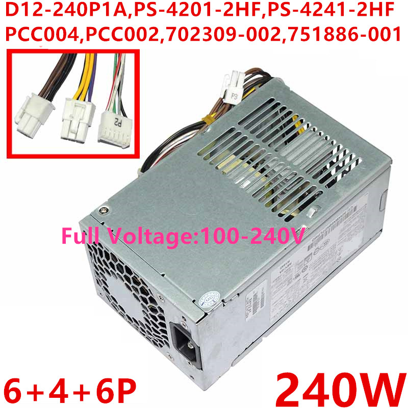 ใหม่ Original PSU สําหรับ HP ProDesk 600 800 G1 6Pin 240W D12-240P1A D12-240P2A PS-4201-2HF PS-421-2