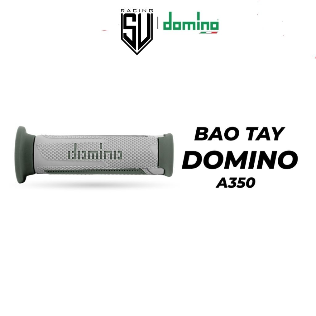 ถุงมือ Domino A350 - สีเทา/เขียวมอส