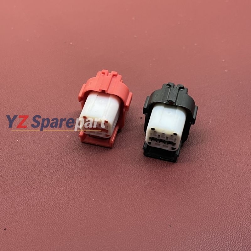 ซ็อกเก็ตไฟหน้าแบบสะท้อนแสง 6 พินสําหรับ Beat Led Scoopy ADV Genio (เฉพาะซ็อกเก็ต)