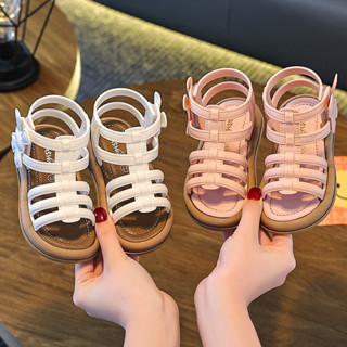 [RJ] สาวรองเท้าแตะโรมันฤดูใบไม้ผลิฤดูร้อนสไตล์ใหม่เวอร์ชั่นเ…