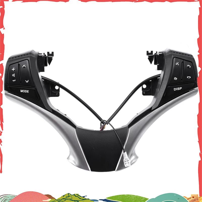 สวิตช์ควบคุมเสียง 84250-0D120 84250-0D120-E0 พวงมาลัยมัลติฟังก์ชั่นเหมาะสําหรับ Toyota Yaris 2013-20