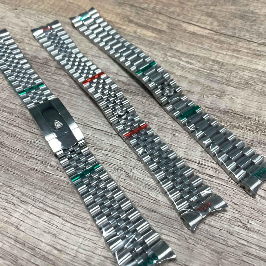 สําหรับสร้อยข้อมือหอยนางรม jubilee สายเหล็ก 904L Rolex 41mm 126334 Datejust 3235 เครื่องนาฬิกา 21MM