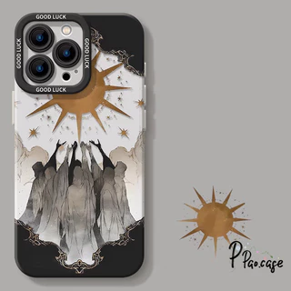 สำหรับ IPhone 15 16 11 14 13 12 Pro Max 7 8 14 16 15 Plus XR XS X Max SE2020 เคส Vortex สุดสวยสไตล์เรโทรเกิร์ล