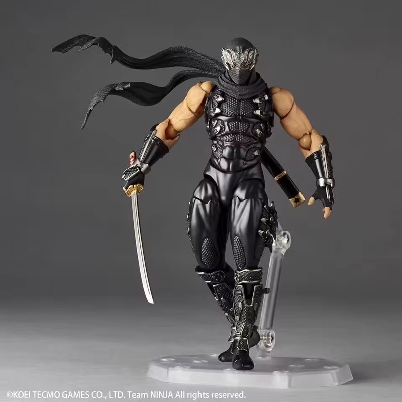 ยี่ห้อใหม่ Kaiyodo Revoltech Kamui Yamaguchi Ryu Ninja Dragon Hayabusa Action Figure PVC รุ่นสะสมของ
