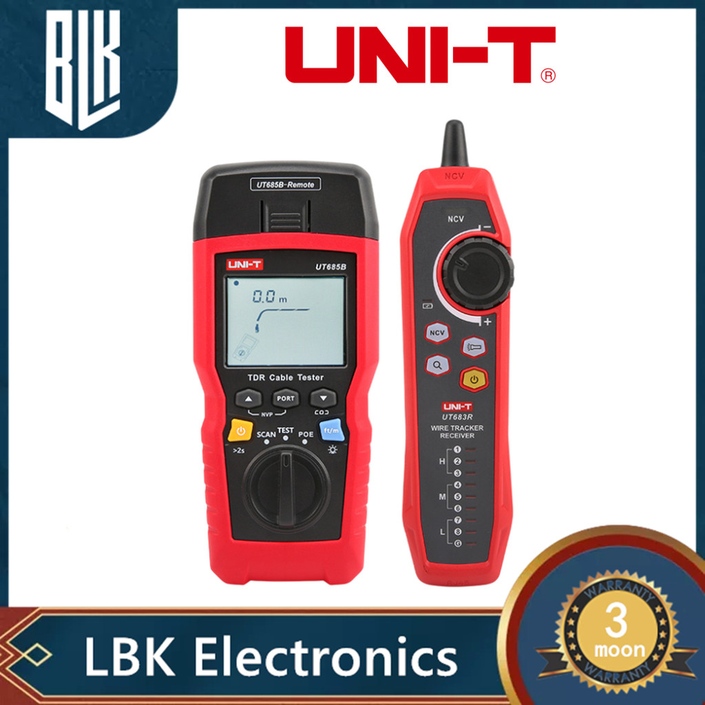 แท้ ส่งจากไทย UNI-T UT685B KIT เครื่องทดสอบติดตามสายแลนด์ LAN wire tracker ดิจิตอล เทส POE ได้ LAN w