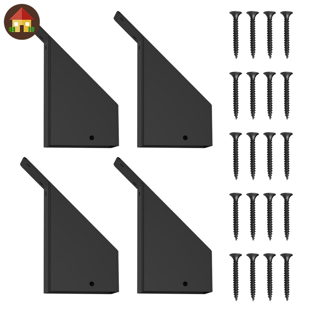 4 ชิ้น Pergola Bracket 45 องศามุมระบายน้ําสําหรับ Pergola Garage Treehouse Deck สนามหญ้า Log Cabin P