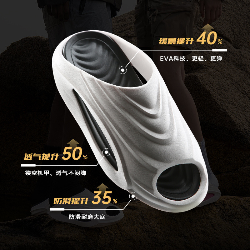 Ya Ya Yassia/Ya Beam รองเท้าแตะกีฬา Anti-Slip Shock-Absorbing ความสูง-Increasing บาสเกตบอลรองเท้าแตะ 2024 ฤดูใบไม้ผลิฤดูร้อนมะพร้าวรองเท้าแตะผู้ชายผู้หญิงคู่ Outing Leisure กลางแจ้ง Be
