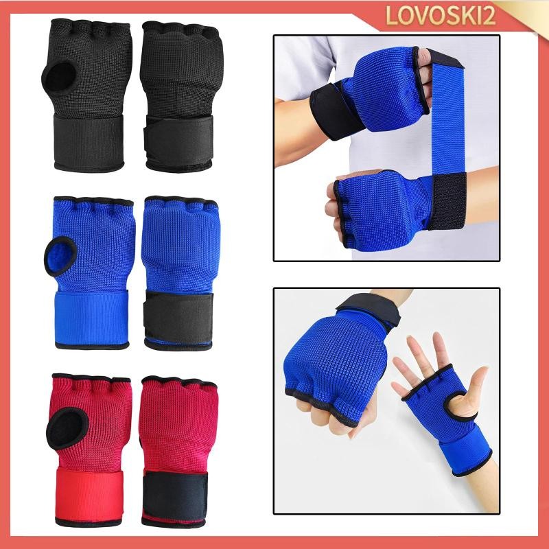 [Lovoski2] Hand Wraps Boxing Inner Gloves Fitness Bandages ออกกําลังกาย Breathable Quick Wraps Mitts