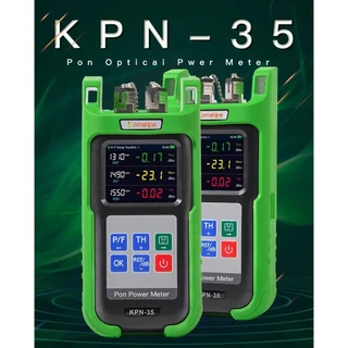 Kpn-35 PON Optical Power Meter Komshine 0.1 dB ความละเอียด 1490nm 1550nm 1310nm สําหรับการทดสอบเครือข่าย PON