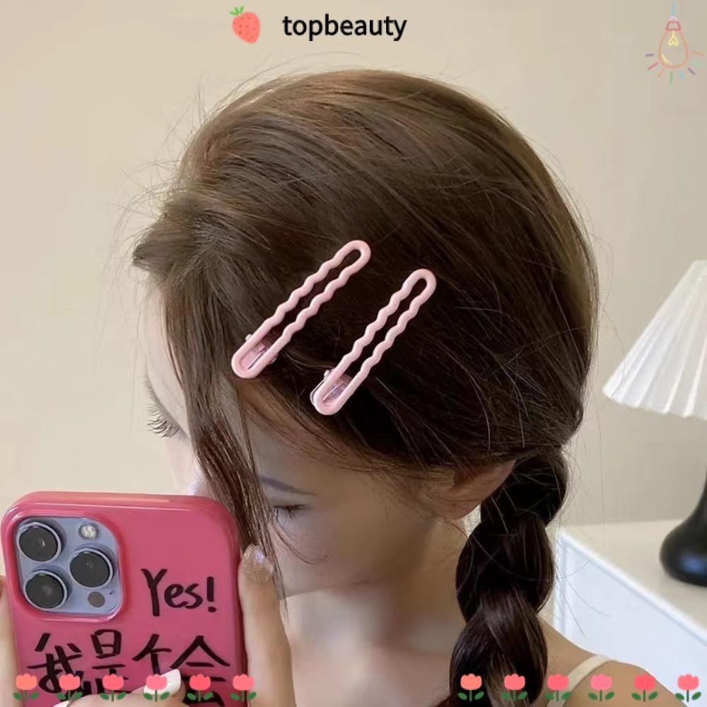 ท็อปบิวตี้ กิ๊บน่ารักสีลูกกวาด, กิ๊บสีทึบโลหะผสมด้านข้างหยัก, กิ๊บติดผม