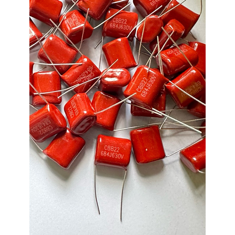 CBB ไมล่า คาปาซิเตอร์ ตัวเก็บประจุ 630V 684 0.68 684j พร้อมส่ง