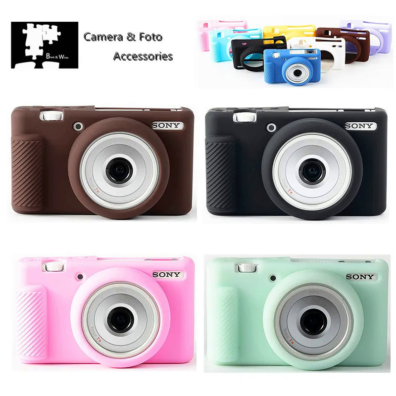 ZV1M2 ZV1F Soft Silicone Armor Skin Body Case Cover Protective Camera Bag For Sony ZV-1F ZV-1 Mark 2