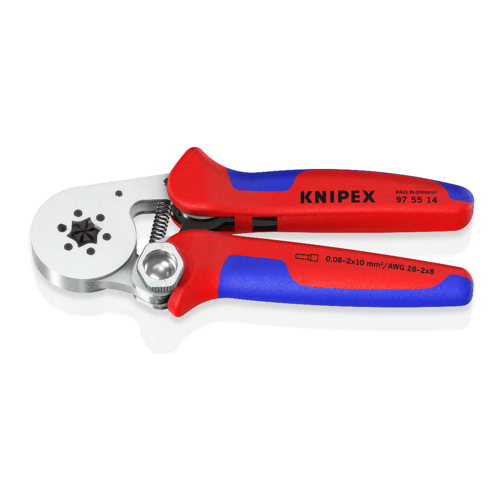 KNIPEX Self-Adjusting Crimping Pliers คีมย้ำแบบปรับระดับได้ รุ่น 975514