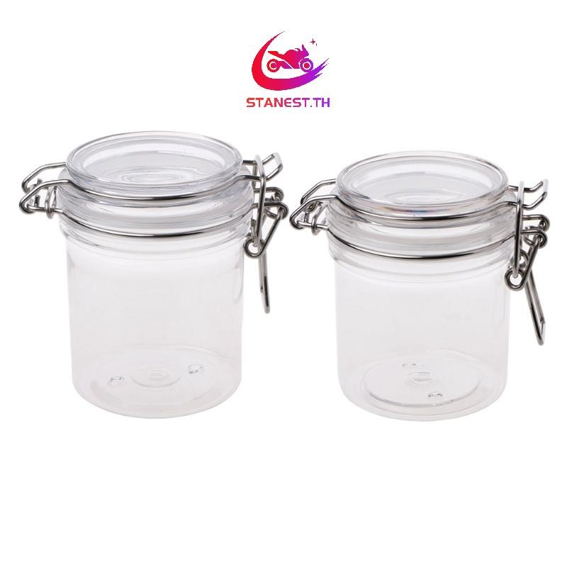 Stanest PETP Storage กล่องนมผง Clamp ฝาปิด Air Tight Sealed Locking Jar Kitchen