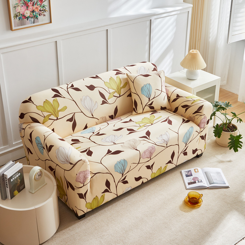 1/2/3 ที่นั่ง ผ้าคลุมโซฟา Sofa Cover ผ้าหุ้มโซฟา สากล ล้างทำความสะอาดได้ นุ่ม ทำความสะอาดง่าย