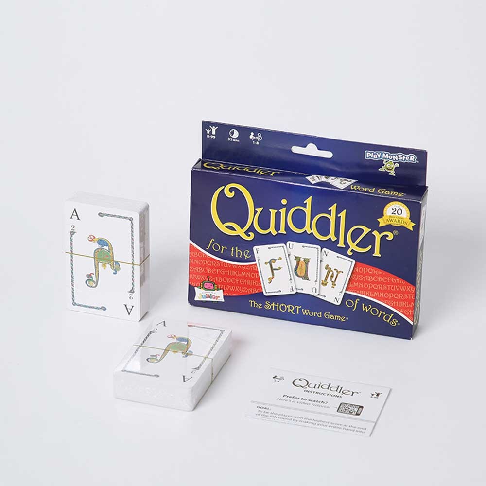 Card Game Quiddler Make Short Words With Cards to Win

