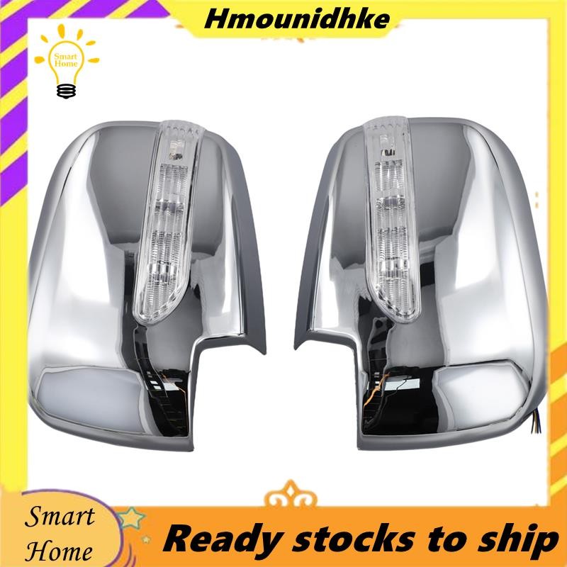 ฝาครอบกระจกมองข้างรถยนต์พร้อมไฟ LED สำหรับ Mitsubishi Triton L200 2005-2014 Pajero Sport 2011 ราคา ถูกที่สุด ดีลบีเคเค