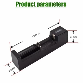 แท่นชาร์จแบตเตอรี่ 3.7V รองรับถ่าน 18650 /17670 batteryหลายรุ่น รางชาร์จ1ช่อง