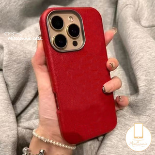 สําหรับRedmi 15C 13X 12C 12 13 10 13C 10C A3 10A 9A A1 A2 14C 9T 9C NFCหมายเหตุ 11 10 8 10s 12 13 11s Pro POCO C75 M3 M6 X6 Pro C61 หรูหราไวน์ เคส Red Skin Feel