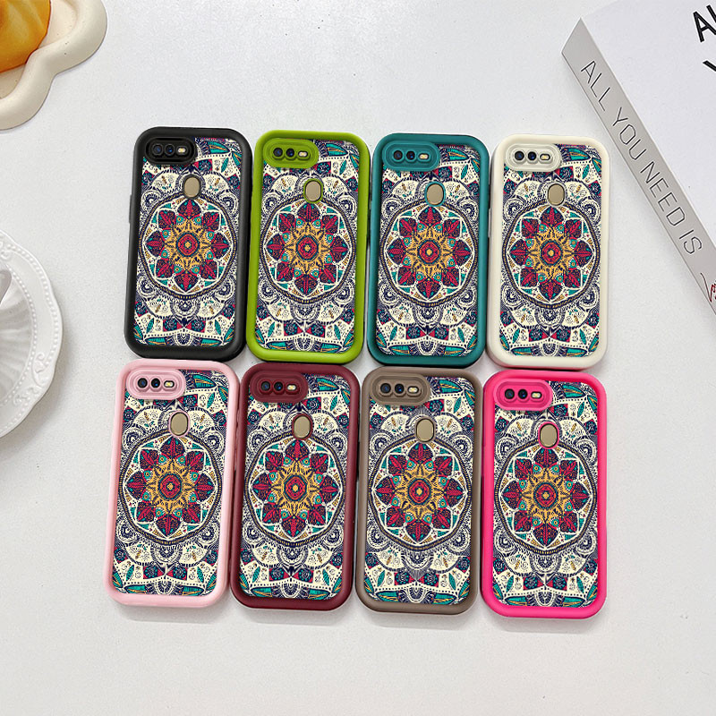 ชาติพันธุ์customs Retro Totemเคสโทรศัพท์สําหรับOPPO A57 A77 A53 a3 energy a80 A33 A79 A93 A94 F11 A9