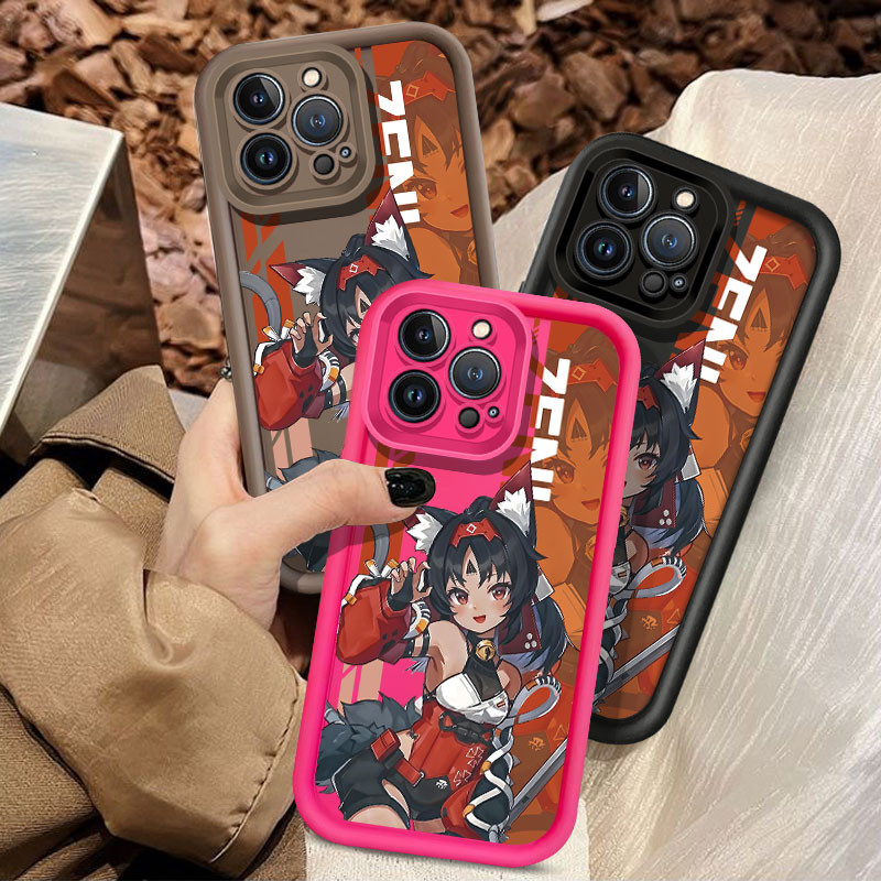 Nekomori Yuna โทรศัพท์มือถือสําหรับ Redmi หมายเหตุ 8 PRO 9 10 10X 10S 10 PRO MAX 11 11S 11 PRO 12 PRO 10C 12C 11A 12 13C A1 + A3 POCO M3 M2 C55 C65S 9A 9I สูงสุด
