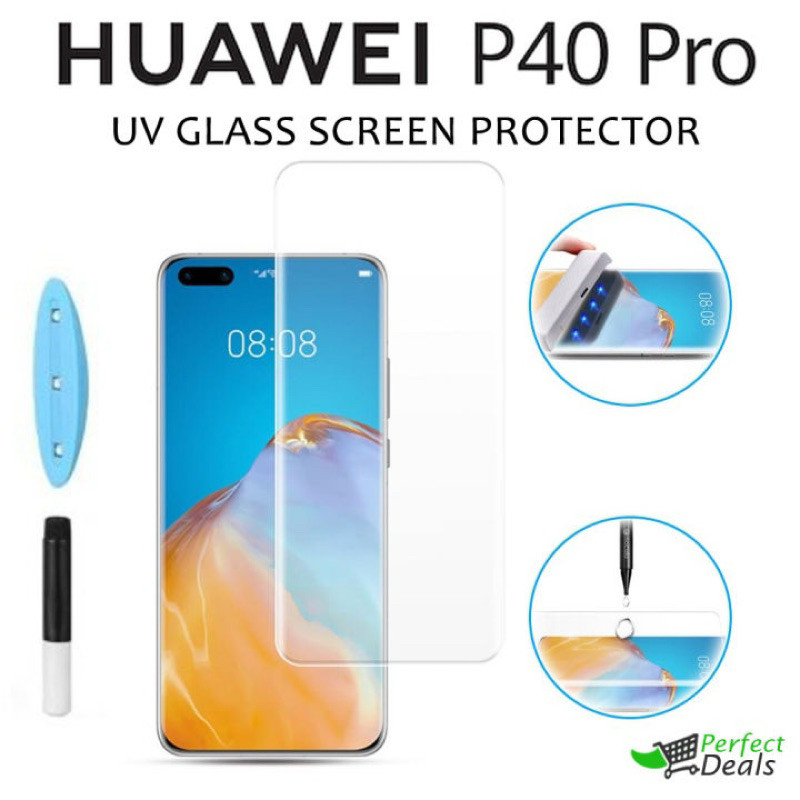LAYER TEMPERED GLASS Huawei P40 Pro ANTI-SCRATCH CURVE SCREEN PROTECTOR FULL SCREEN ฟรีฟอง