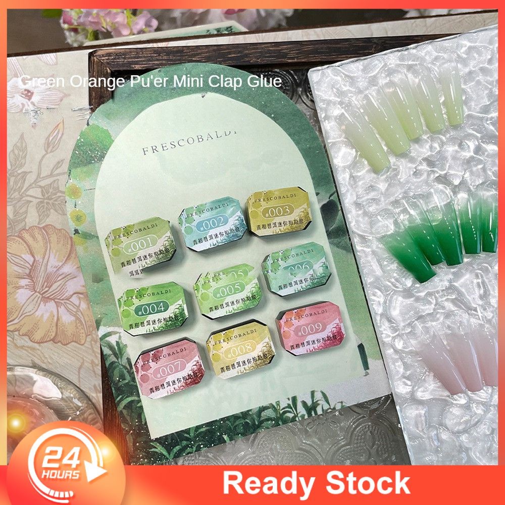 【COD】 Hand 9 Color Pat Glue High Saturation Glial Delicate Foot And Nail Care 2.5g Clap Glue Can Be 