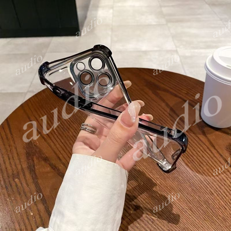 OPPO Reno15 F 5G OPPO Reno14 F 5G สี่มุมชุบ Anti Drop เคสโทรศัพท์โปร่งใสสําหรับ Oppo Reno14 Reno15 F Reno14F Reno15F 5G หรูหรากันกระแทกซิลิโคนนุ่มปกหลังสําหรับ OPPO Reno 14F 15F OppoReno14F OppoReno15F 5G - รูปที่ 6