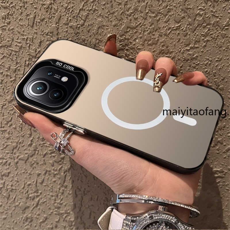 ปลอกxiaomi mi 11 lite xiaomi 11t xiaomi 11 lite 5g ne xiaomi 11t Proเคสโทรศัพท์เคสแข็งTPUเคสโทรศัพท์กันกระแทกกรณีออกแบบใหม่ความงามไร้สายแม่เหล็กCYBSWX01