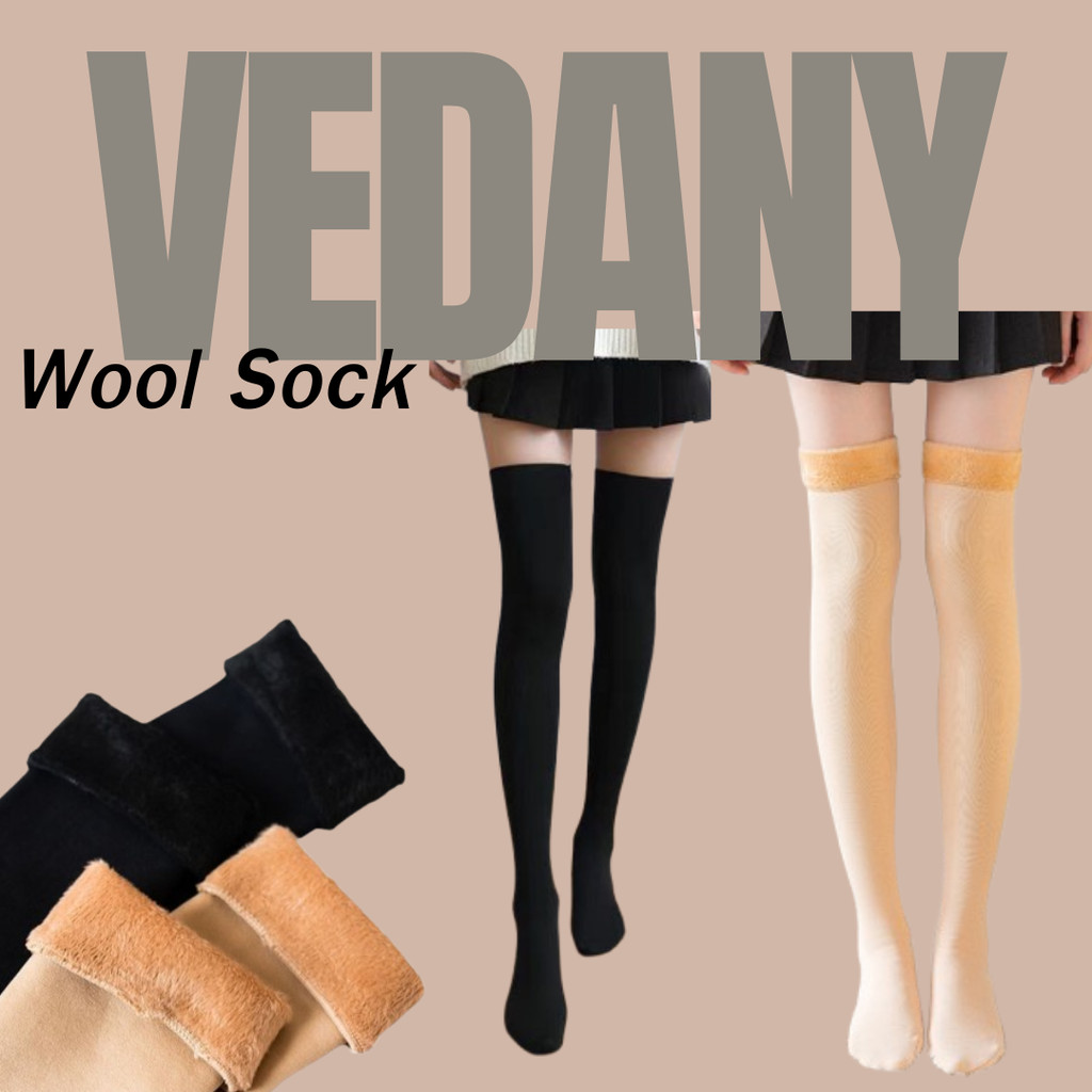 ถุงเท้ากันหนาว บุขน Wool Socks รุ่น Very Long Snowy * VDN-Socks 31