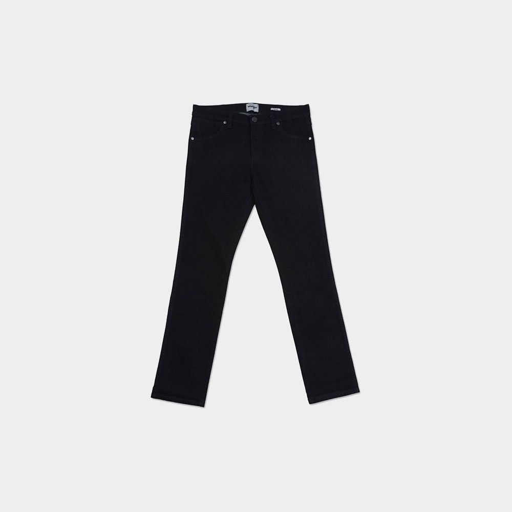 WRANGLER กางเกงยีนส์ผู้ชาย เอวกลาง ทรงรัดรูป ทรง VEGAS รุ่น WR SC23MVEGC08 สีดำ