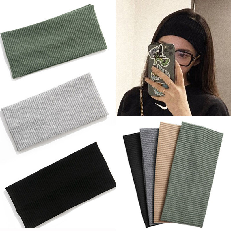 ผ้าคาดผม แบบดูดซับเหงื่อ ทรงสปอร์ต, คาดผมยืดหยุ่น, Non Slip Head Band ที่คาดผมแฟชั่น