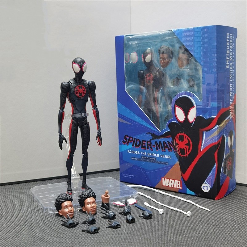 15 ซม. Spider-man ข้าม Spider-verse Miles Morales PVC Action Figure