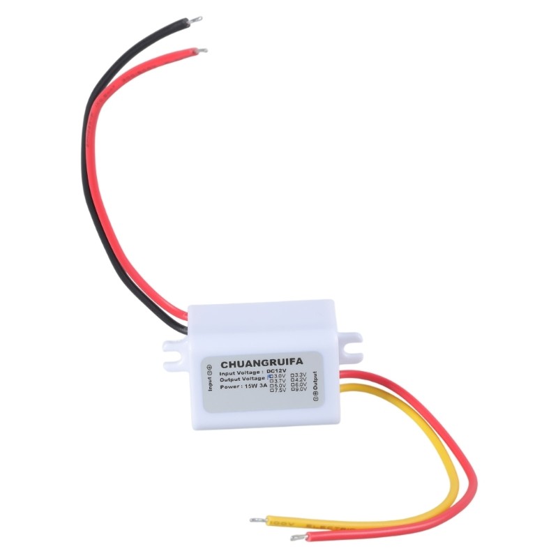Shas Converter 12V ขั้นตอนลงถึง 3V 3A 15W โมดูลจ่ายไฟสําหรับ DC สําหรับ DC ใหม่