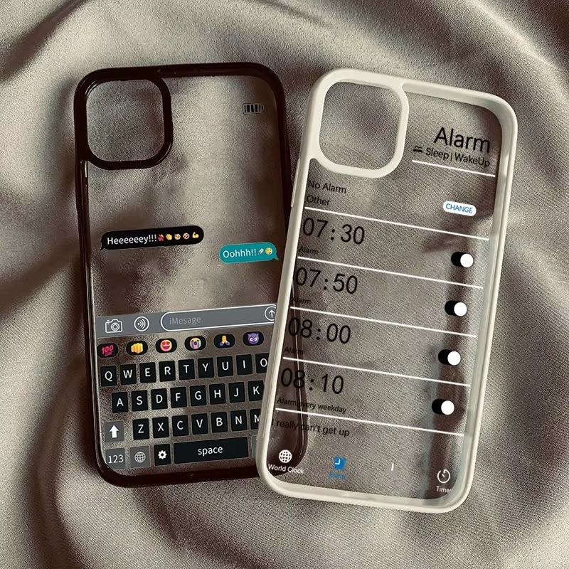 SAMSUNG สําหรับsamsung A06 A16 A12 A35 A15 A55 A05S A05 A54 A52 A34 5G A32 Creative ChatกรอบClear Hardกันกระแทกซิลิโคน