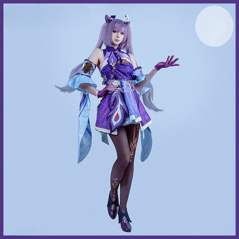ราคาต่ำสุด 🍀Genshin Impact Keqing Liyue Princess cosplay costume