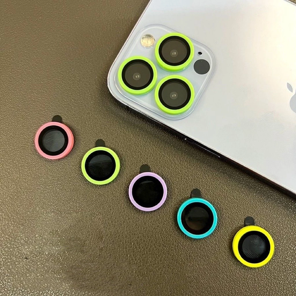 ฟิล์มป้องกันคุณภาพสูงสำหรับเลนส์กล้องเรืองแสงเซรามิก สำหรับ iPhone11 12 13 14 15 16 PRO MAX 11 12MINI 14 15 16 PLUS thumbnail 4