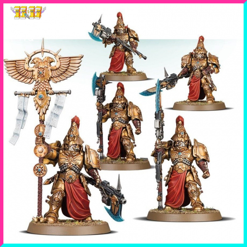 Warhammer 40K Forbidden Army Guard Veterans Custodian wardens (รุ่นมาตุภูมิ)